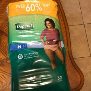 Depends Size M Underwear